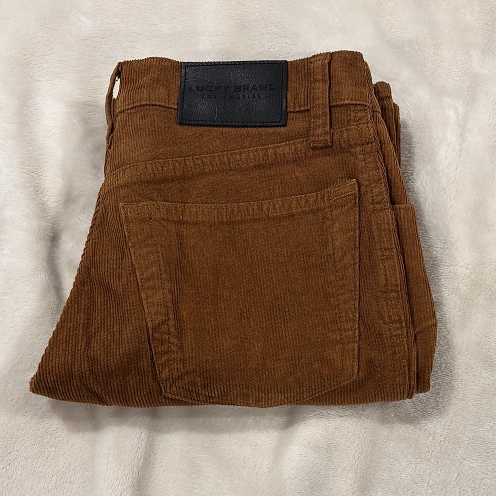 Lucky Brand Brown Skinny Corduroy Pants